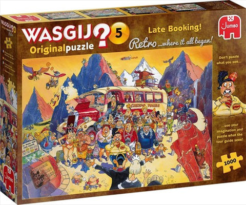 Wasgij Jumbo 1000 Piece Jigsaw Puzzle Retro Original 5 Late Booking