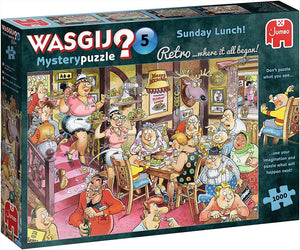 Wasgij Jumbo Retro Mystery 5 Sunday Lunch! 1000 Piece Jigsaw Puzzle
