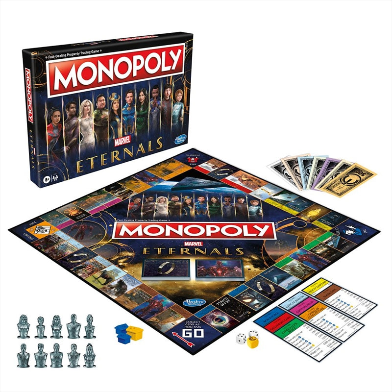 Monopoly Marvel Eternals Edition Board Game