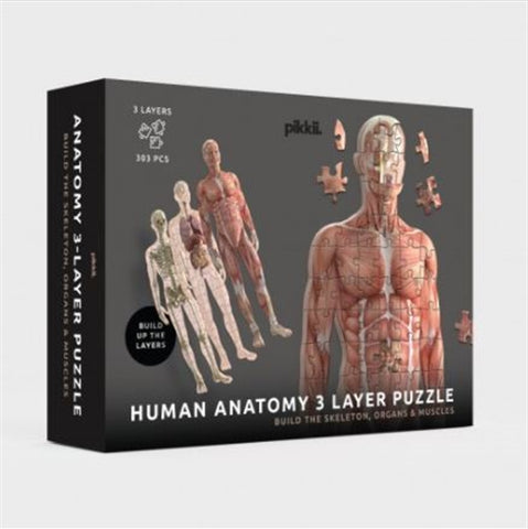 Human Anatomy 3 Layer Jigsaw Puzzle