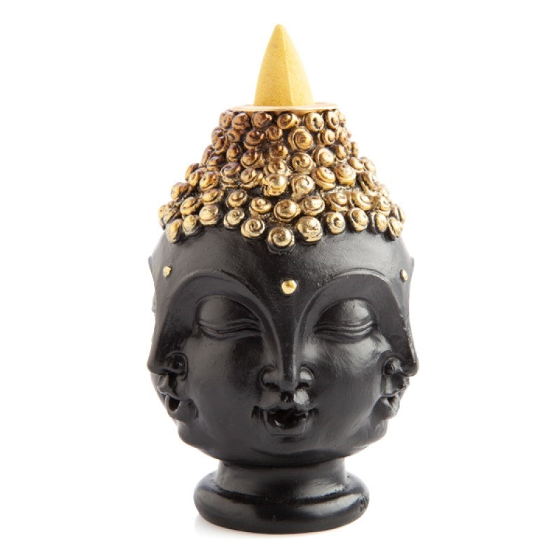 Four Faced Buddha Backflow Incense Cone Burner