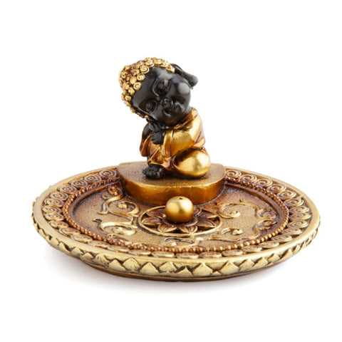 Gold Sleeping Baby Buddha Oil Burner