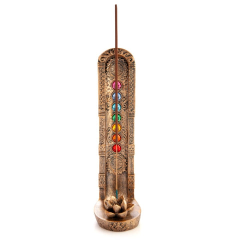 Chakra Lotus Incense Stick Burner Holder