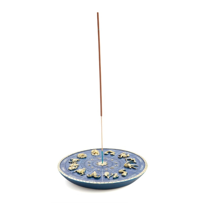 Zodiac Signs Symbols Incense Stick Burner Holder