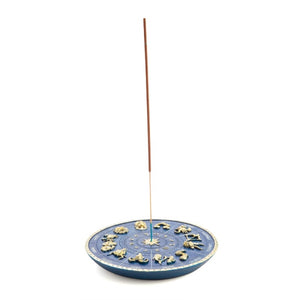 Zodiac Signs Symbols Incense Stick Burner Holder