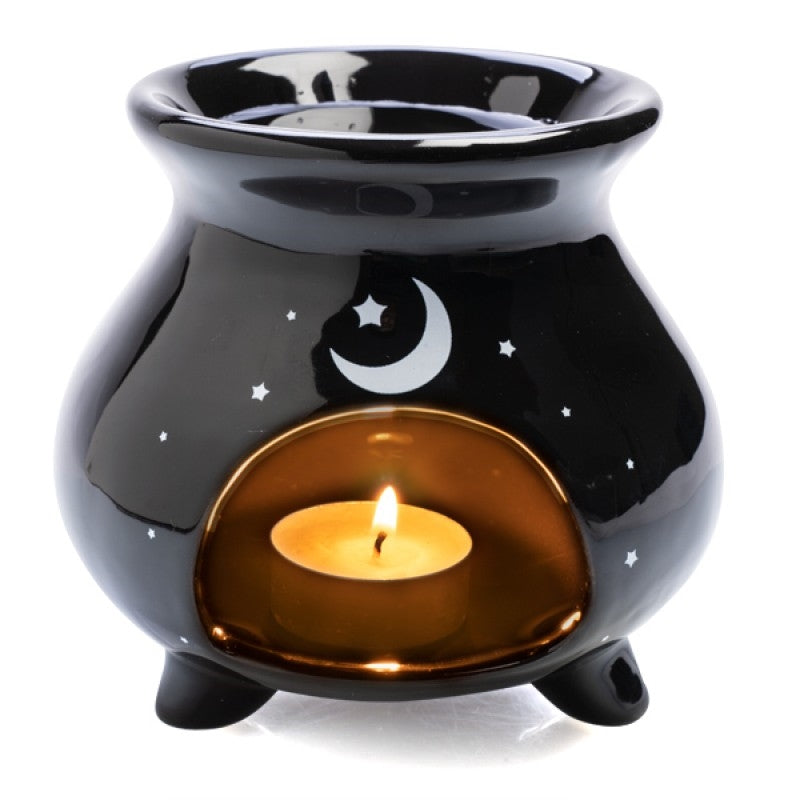 Witches Brew Cauldron Ceramic Oil Burner Candle Tealight Wax Melt