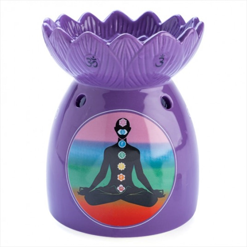 Chakra Ceramic Oil Burner Candle Tealight Wax Melt