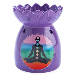 Chakra Ceramic Oil Burner Candle Tealight Wax Melt