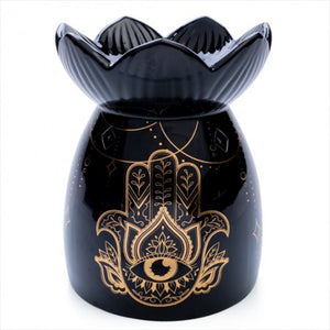 Hamsa Ceramic Oil Burner Candle Tealight Wax Melt