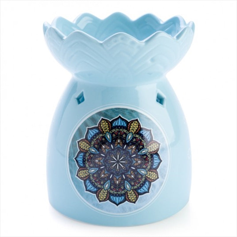 Mandala Ceramic Oil Burner Candle Tealight Wax Melt