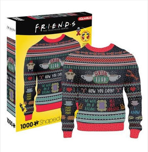 Friends TV Show Ugly Sweater Shaped Jigsaw Puzzle 1000 Piece