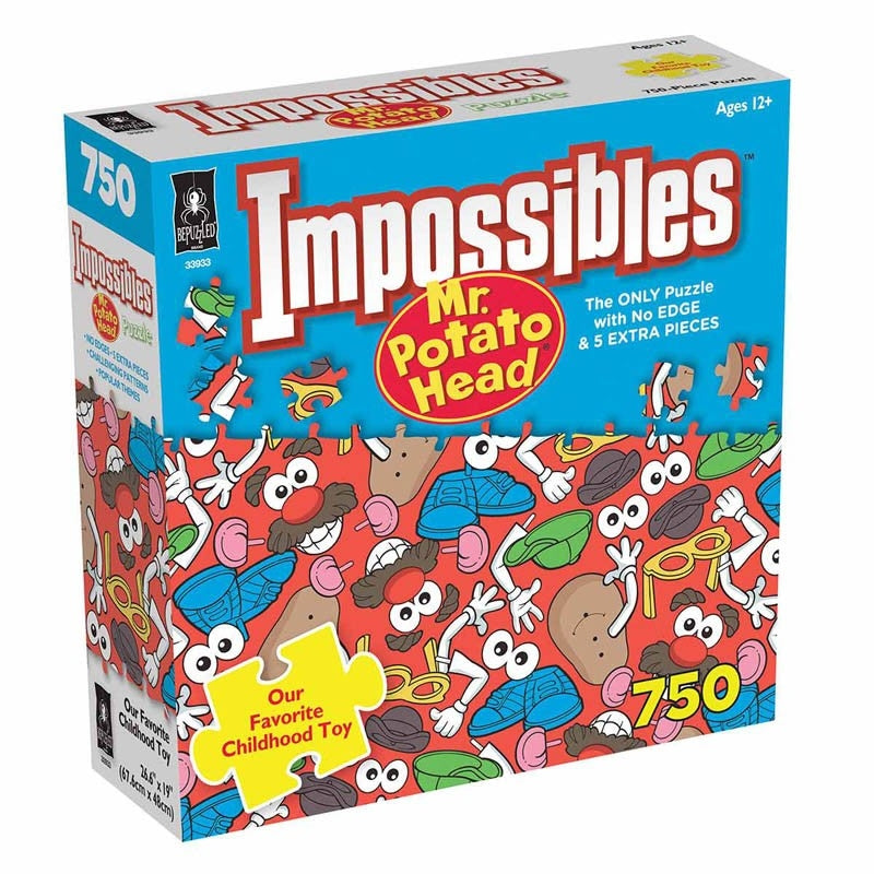 Mr Potato Head Impossibles No Edge Extra Pieces 750 Piece Jigsaw Puzzle
