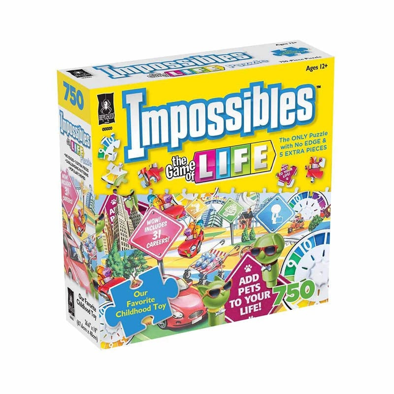 Game of Life Impossibles No Edge Extra Pieces 750 Piece Jigsaw Puzzle