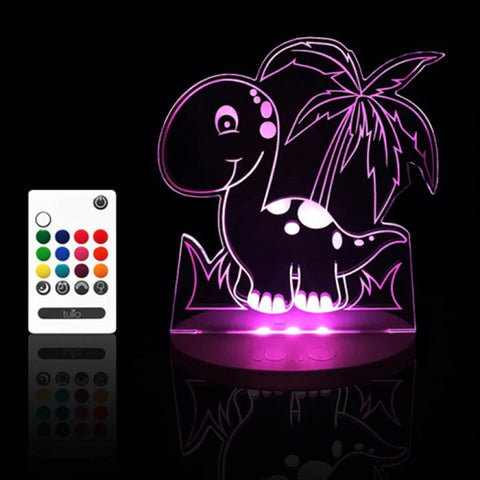 Tulio Dinosaur Dream Night Light Lamp LED Nursery Bedroom Bedside Timer Remote