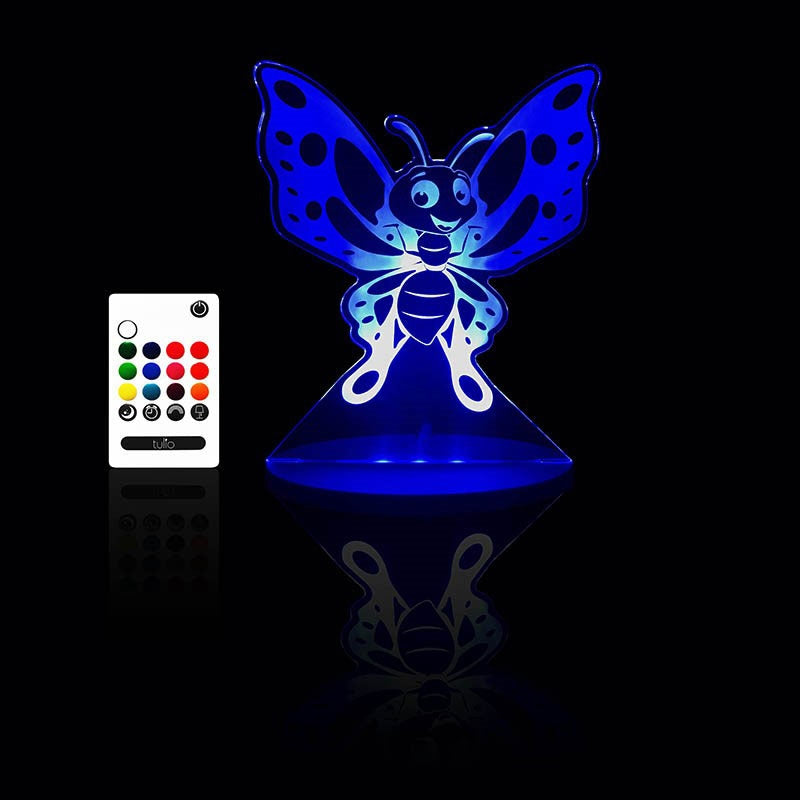 Tulio Butterfly Dream Night Light Lamp LED Nursery Bedroom Bedside Timer Remote