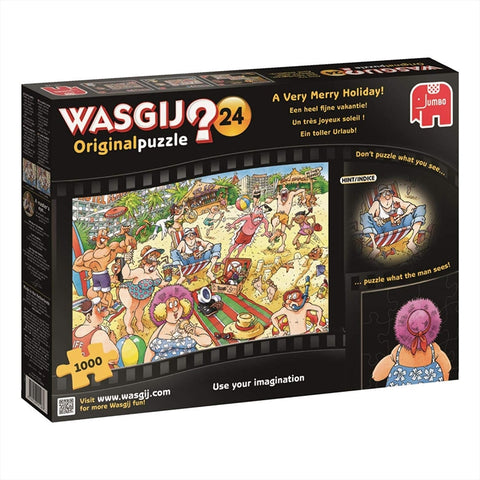 Wasgij Original 24 Very Merry Holiday 1000 Piece Jigsaw Puzzle