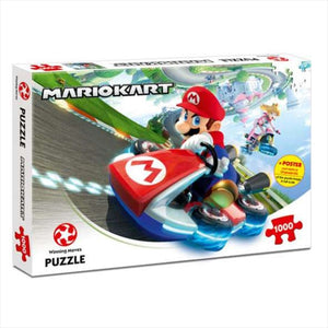 Super Mario Mariokart Around the World 1000 Piece Jigsaw Puzzle