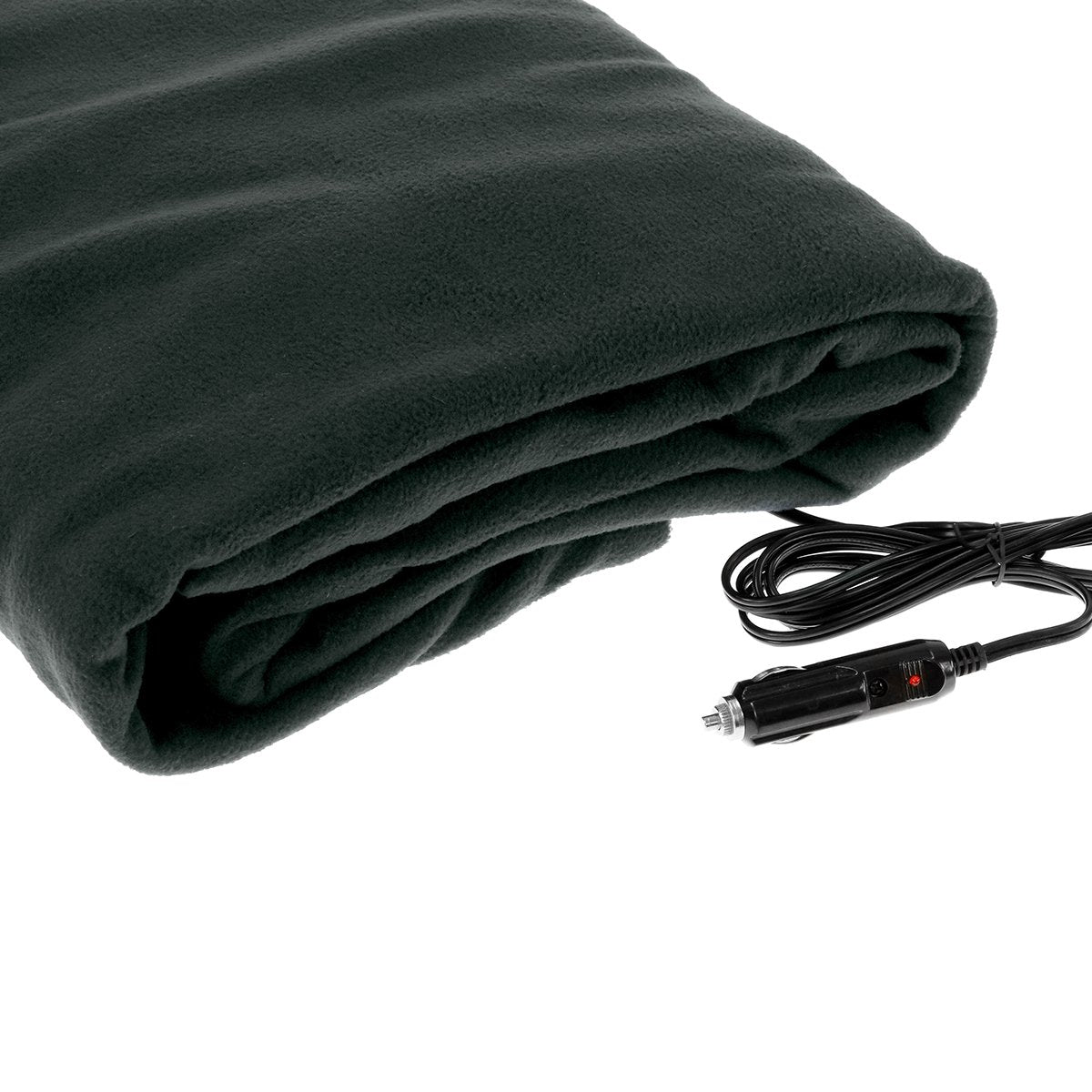 Laura Hill Heated Electric Car Blanket 150 x 110cm 12v Black