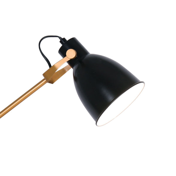 Sarantino Adjustable Metal Table Desk Lamp Black Gold