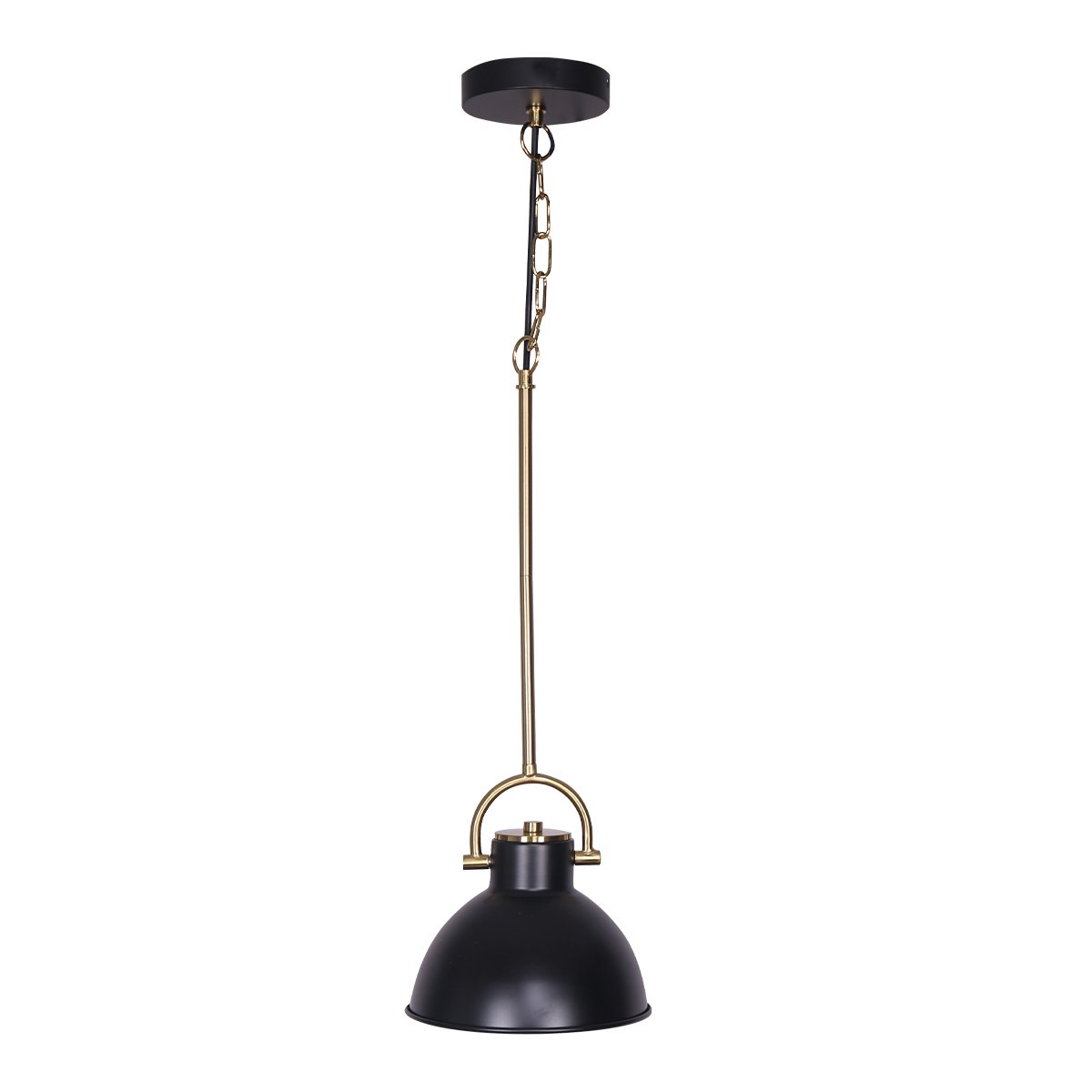 Sarantino Ceiling Pendant Light Lamp Matte Black Brushed Gold