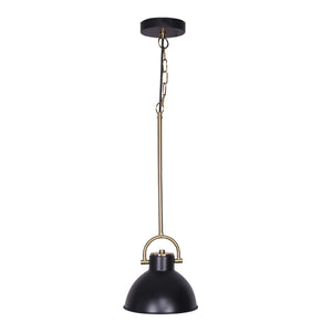 Sarantino Ceiling Pendant Light Lamp Matte Black Brushed Gold