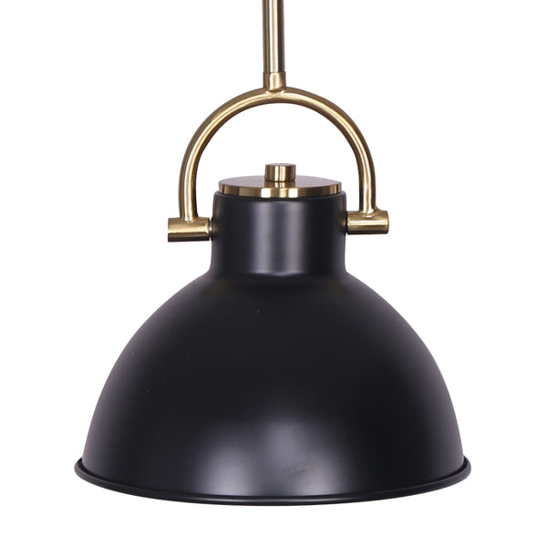 Sarantino Ceiling Pendant Light Lamp Matte Black Brushed Gold