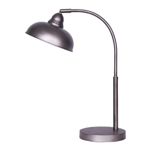 Sarantino Metal Table Desk Light Lamp Industrial Adjustable Angle Dark Grey
