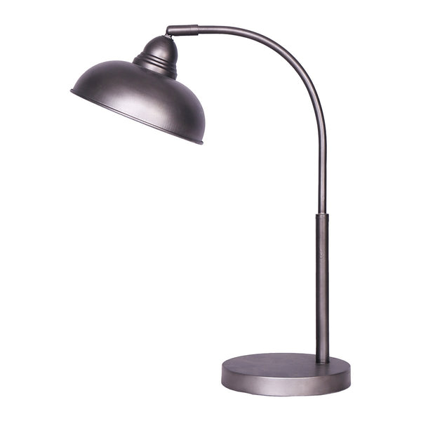 Sarantino Metal Table Desk Light Lamp Industrial Adjustable Angle Dark Grey