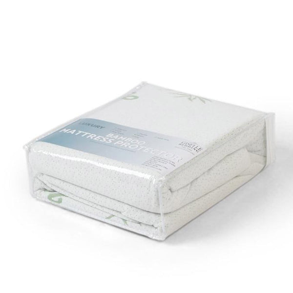 Laura Hill Waterproof Fitted Bamboo Mattress Protector Underlay 35cm King