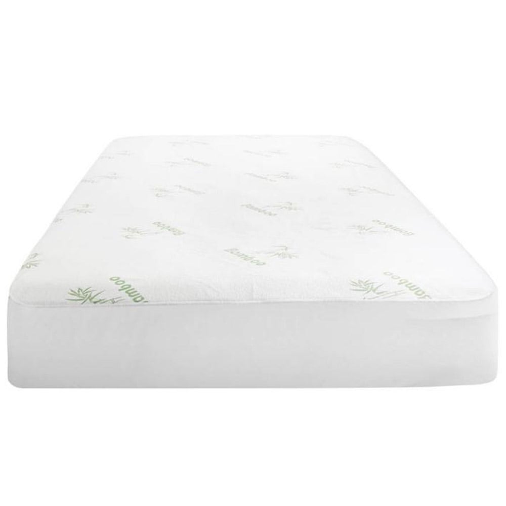 Laura Hill Waterproof Fitted Bamboo Mattress Protector Underlay 35cm Queen