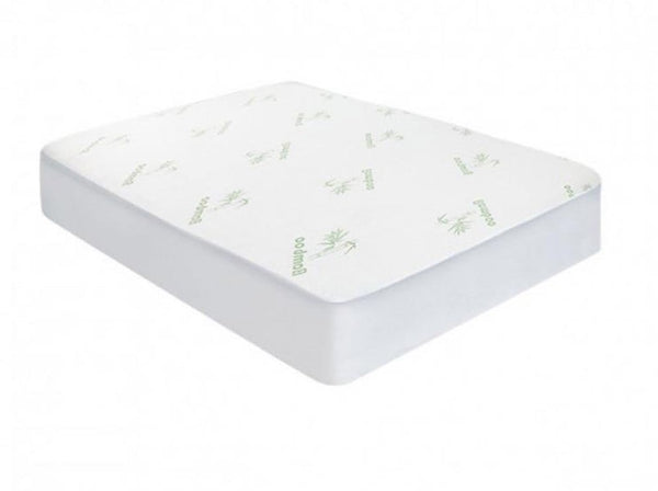 Laura Hill Waterproof Fitted Bamboo Mattress Protector Underlay 35cm Queen