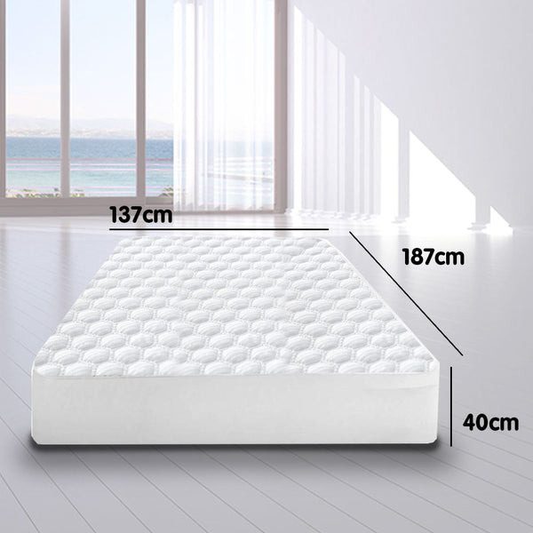 Laura Hill Cool Max Comfortable Fully Fitted Bed Mattress Protector 35cm Queen
