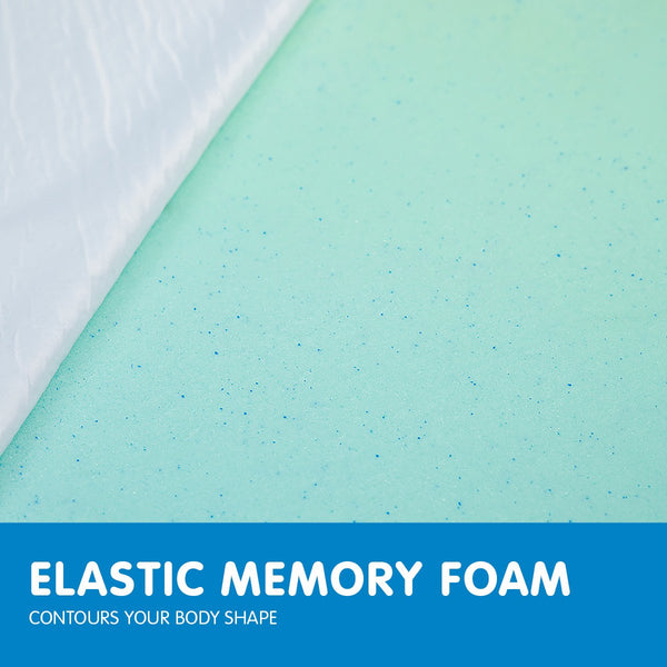 Laura Hill Cool Gel Memory Foam Mattress Topper King