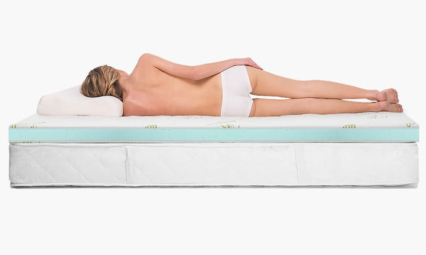 Laura Hill Cool Gel Memory Foam Mattress Topper King Single