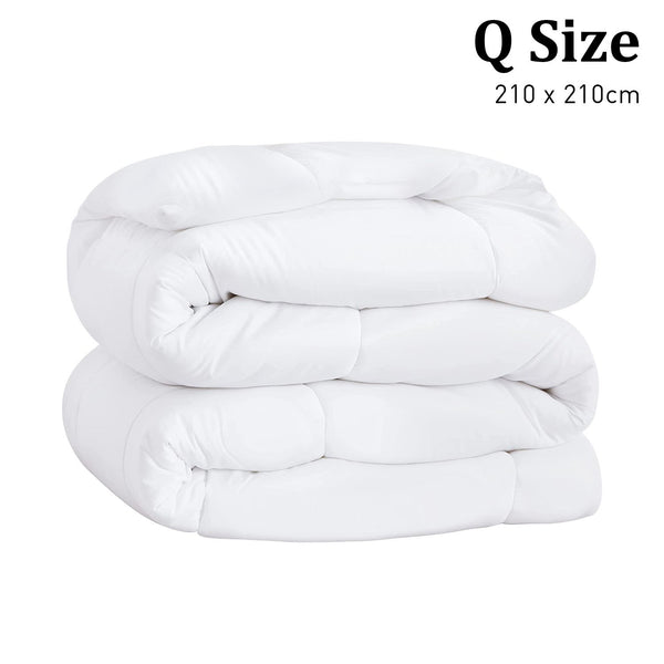 Laura Hill 500GSM Goose Down Feather Doona Duvet Quilt Queen