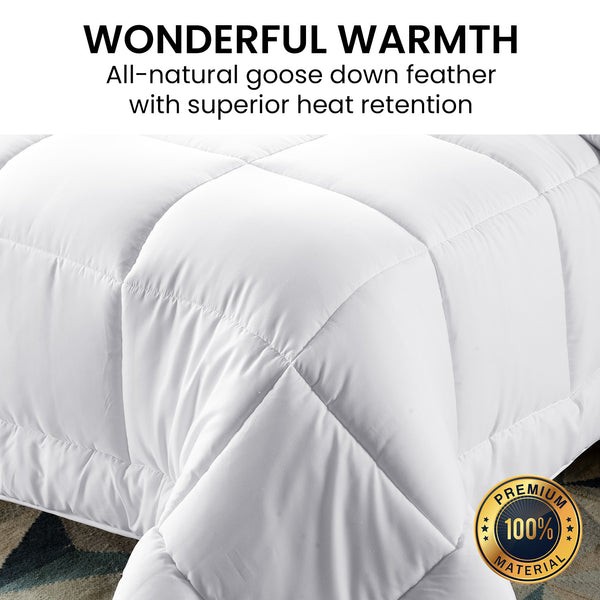 Laura Hill 700GSM Goose Down Feather Doona Duvet Quilt Queen