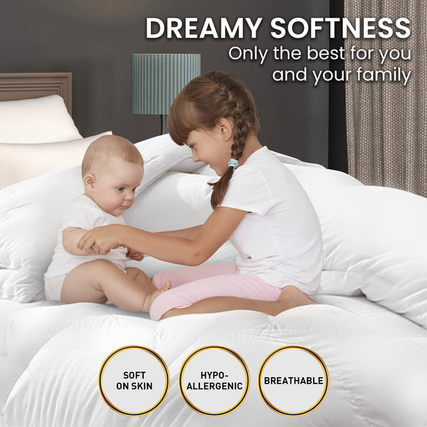 Laura Hill 700GSM Goose Down Feather Doona Duvet Quilt Queen