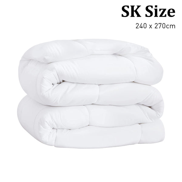 Laura Hill 700GSM Goose Down Feather Doona Duvet Quilt Super King