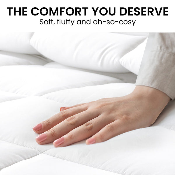 Laura Hill 800GSM Goose Down Feather Doona Quilt Duvet Super King