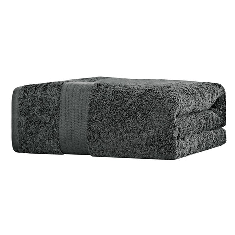Linenland Ring Spun Cotton Extra Large Bath Sheet Towel 89 x 178cm Grey
