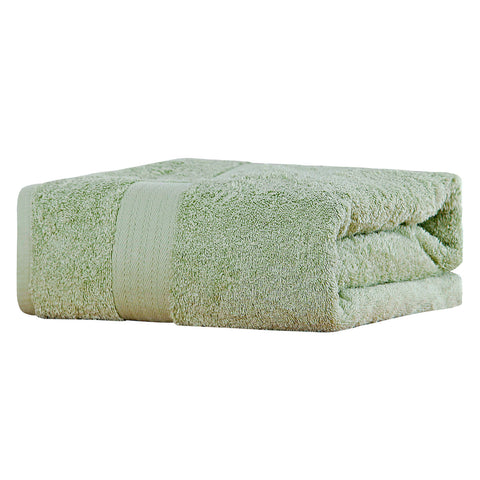 Linenland Ring Spun Cotton Extra Large Bath Sheet Towel 89 x 178cm Sage Green