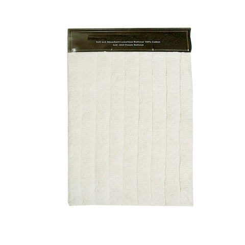 Cotton Bath Mat 2000gsm 50 x 80cm Ivory