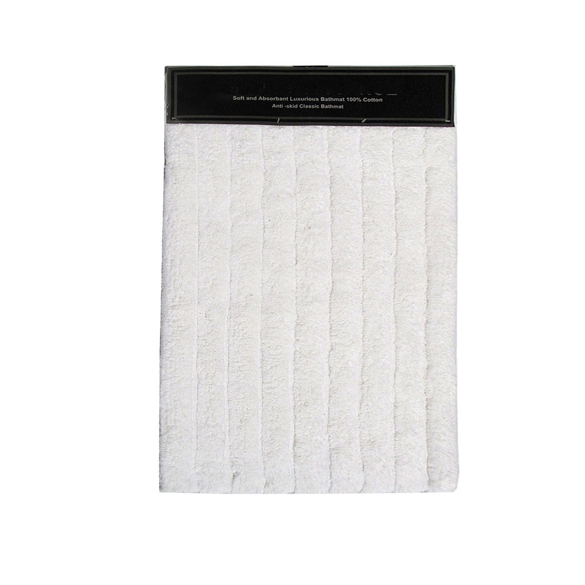 Cotton Bath Mat 2000gsm 50 x 80cm White