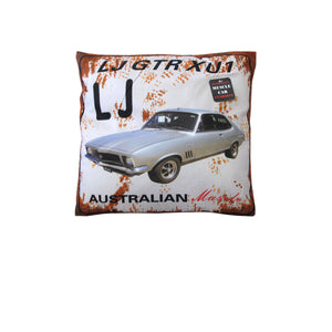 Holden Torana LJ GTR XU1 Filled Cushion Square 40cm White
