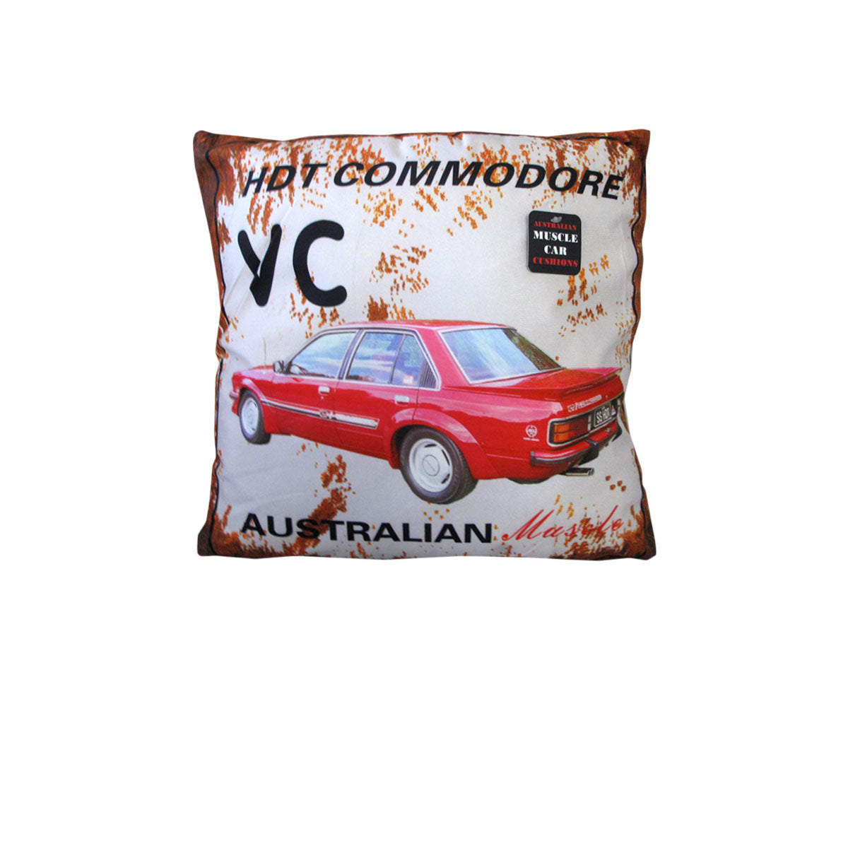 Holden Commodore VC HDT Filled Cushion Square 40cm Red