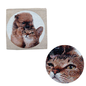 Tapestry Design Pet Cat Dog Square Cushion Cover 43cm