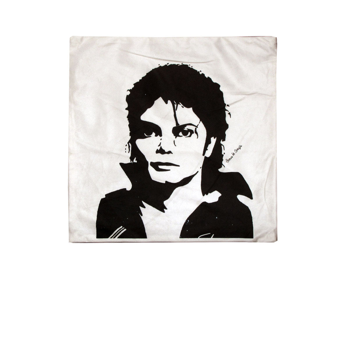 Michael Jackson Retro Portrait Square Cushion Cover 43cm