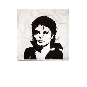 Michael Jackson Retro Portrait Square Cushion Cover 43cm