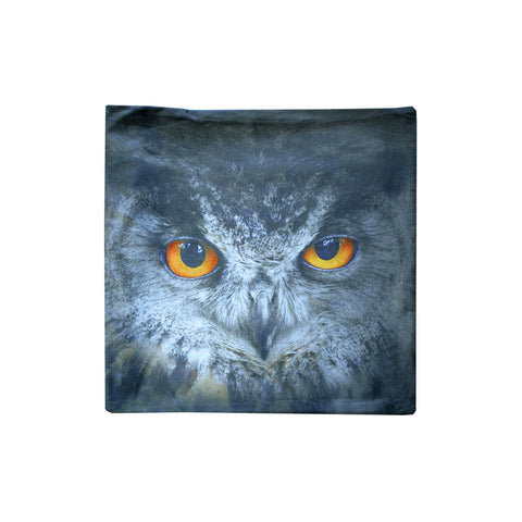 Grey Owl Square Cushion Cover 43cm