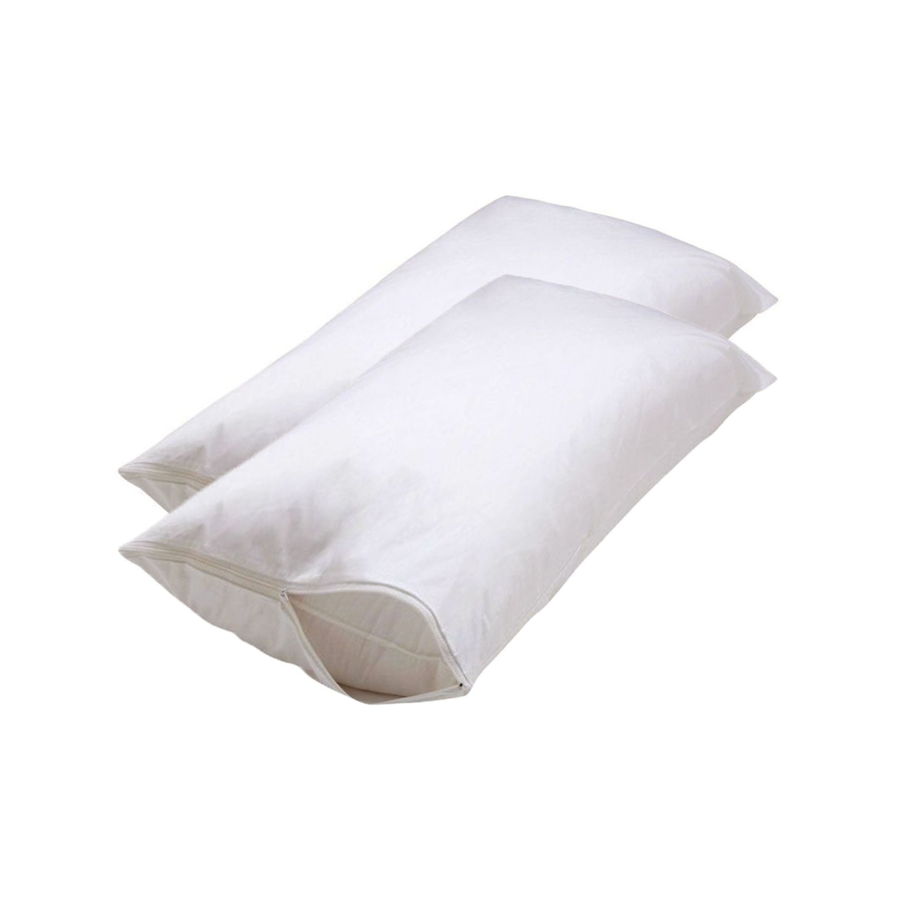 Set of 2 Stain Resistant Pillow Protectors King 50 x 90cm